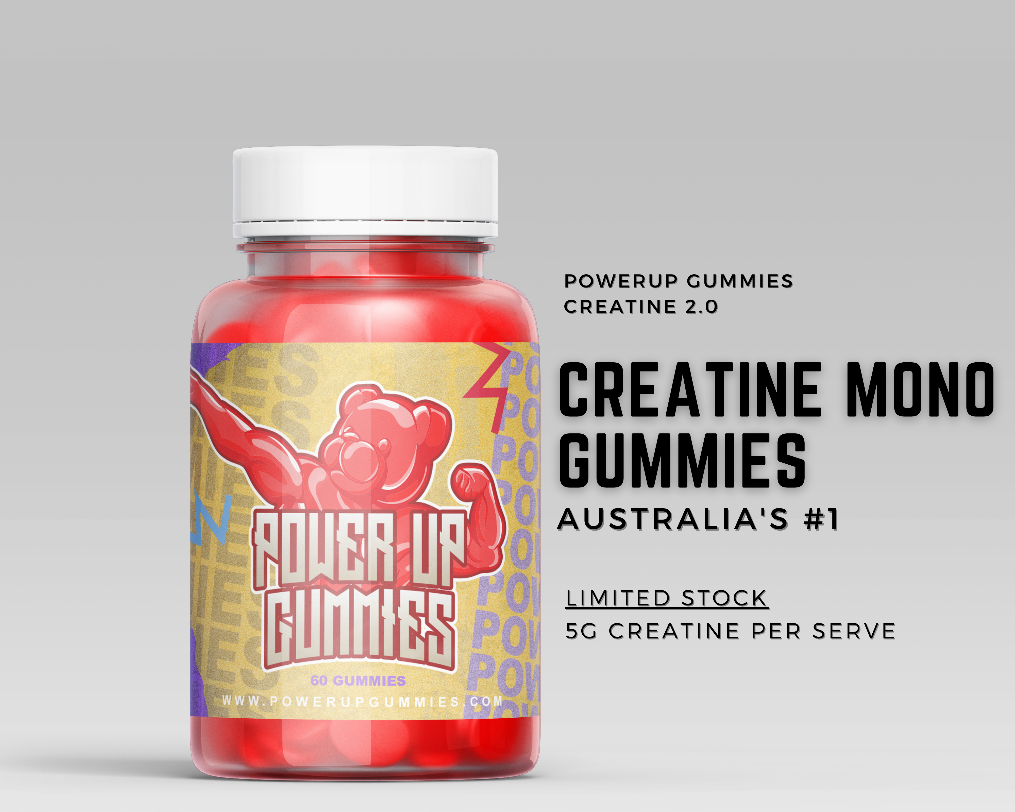 PowerUp Gummies: Australia's Best Creatine and Preworkout Gummies